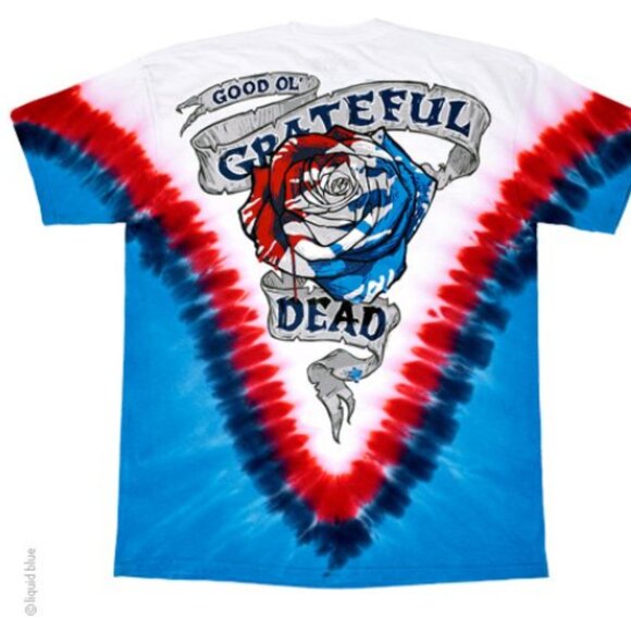 Steal Your Face Grateful Dead 2X T Shirt - Patriotic LB1 Box - Picture 2 of 9
